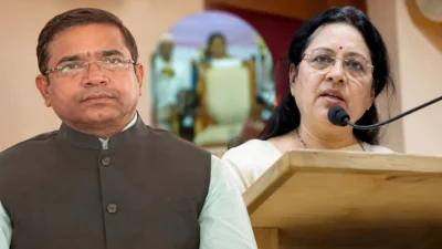 पहिल्या रांगेतील खुर्चीवरून वाद; अभिमन्यू पवारांना मेधा कुलकर्णींचं प्रत्युत्तर, म्हणाल्या 'आत्मपरीक्षण करा'