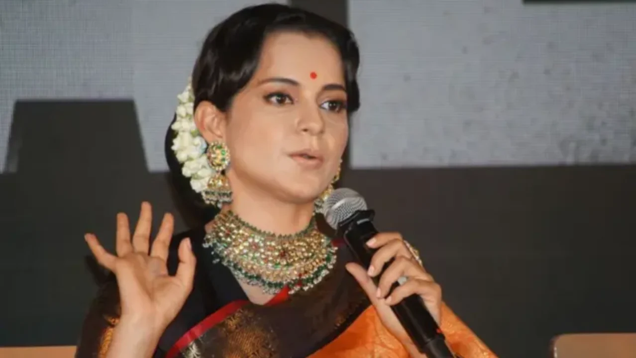 Kangana Ranaut - Kangana praises Marathi actresses at Bharat Bhagya Vidhata trailer launch