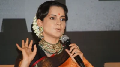'माझी २० वर्षे महाराष्ट्रात गेली पण... ', भर कार्यक्रमात कंगना रनौत मराठी अभिनेत्रींबाबत नेमकं काय म्हणाली? Kangana ranaut - kangana praises marathi actresses at bharat bhagya vidhata trailer launch
