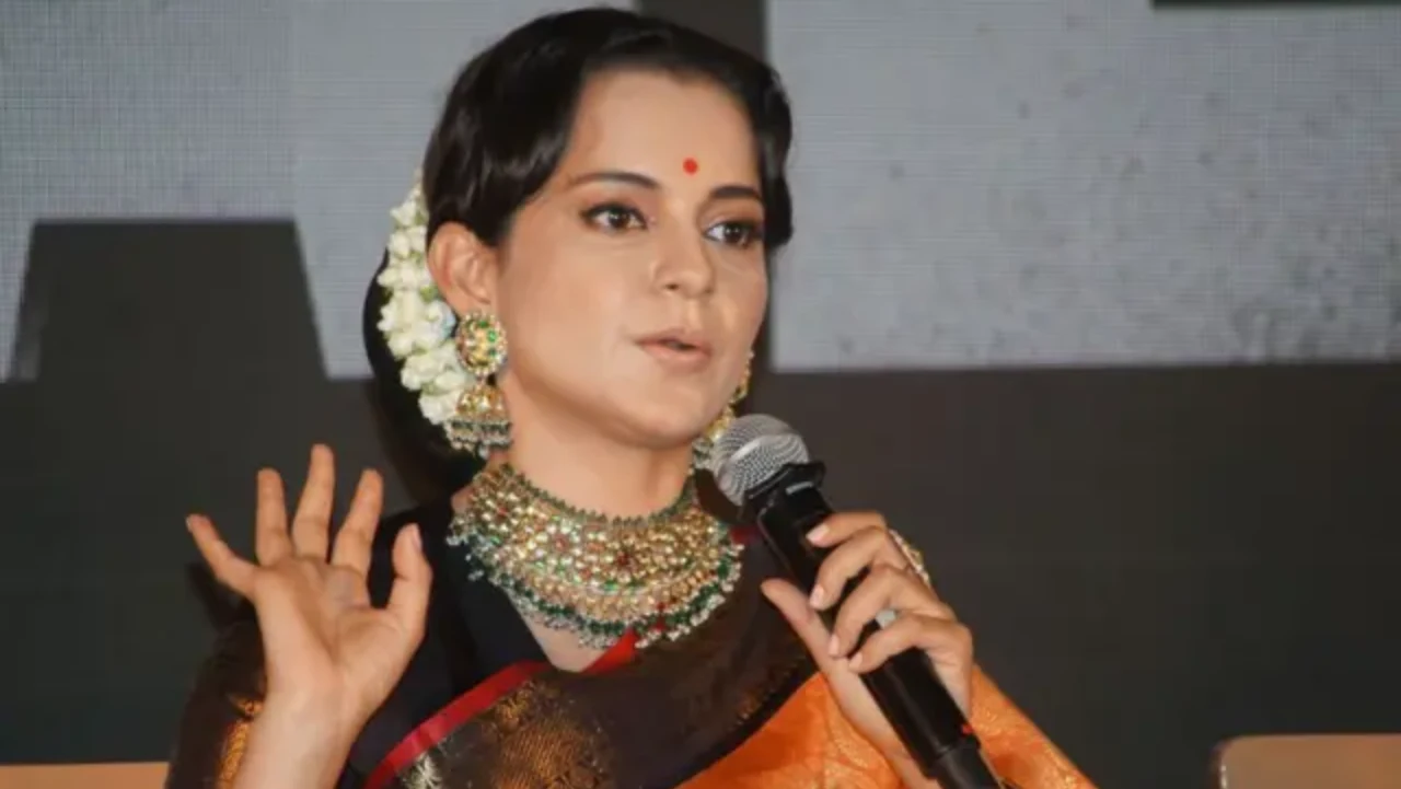 Kangana Ranaut - Kangana praises Marathi actresses at Bharat Bhagya Vidhata trailer launch