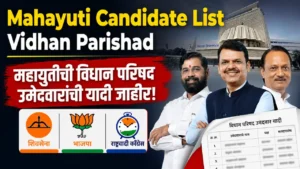 महायुतीची अंतिम यादी जाहीर; १७ जागांचा सस्पेन्स संपला, पण 'या' नावावरून खळबळ! Mahayuti candidate list vidhan parishad maharashtra leaders eknath shinde devendra fadnavis ajit pawar