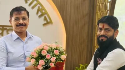 Bhandara issue in maharashtra - mla vikram pachpute meets fda commissioner tukaram mundhe.