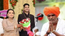 Indurikar Maharaj Son In Law Birthday celebration photos with Dnyaneshwari and family