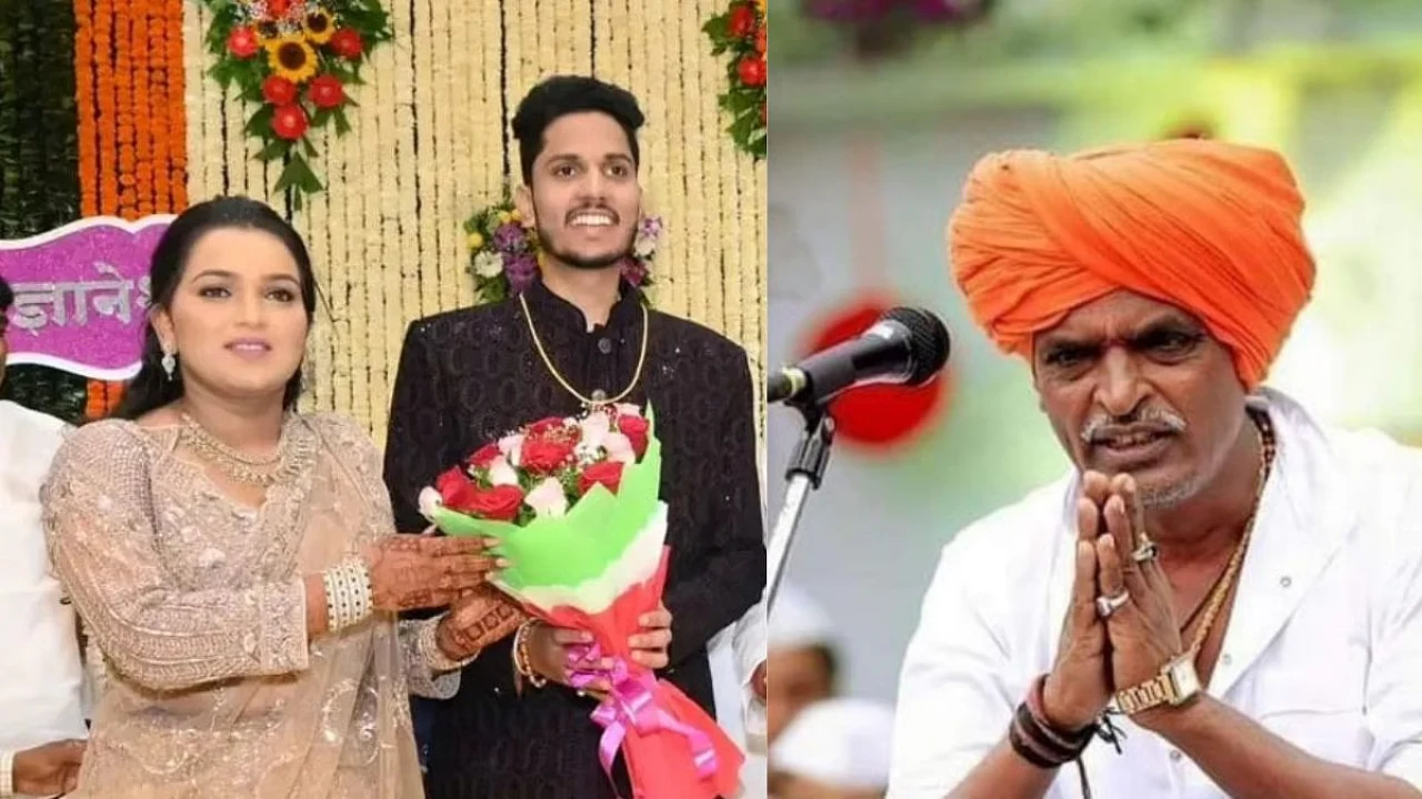 Indurikar Maharaj Son In Law Birthday celebration photos with Dnyaneshwari and family