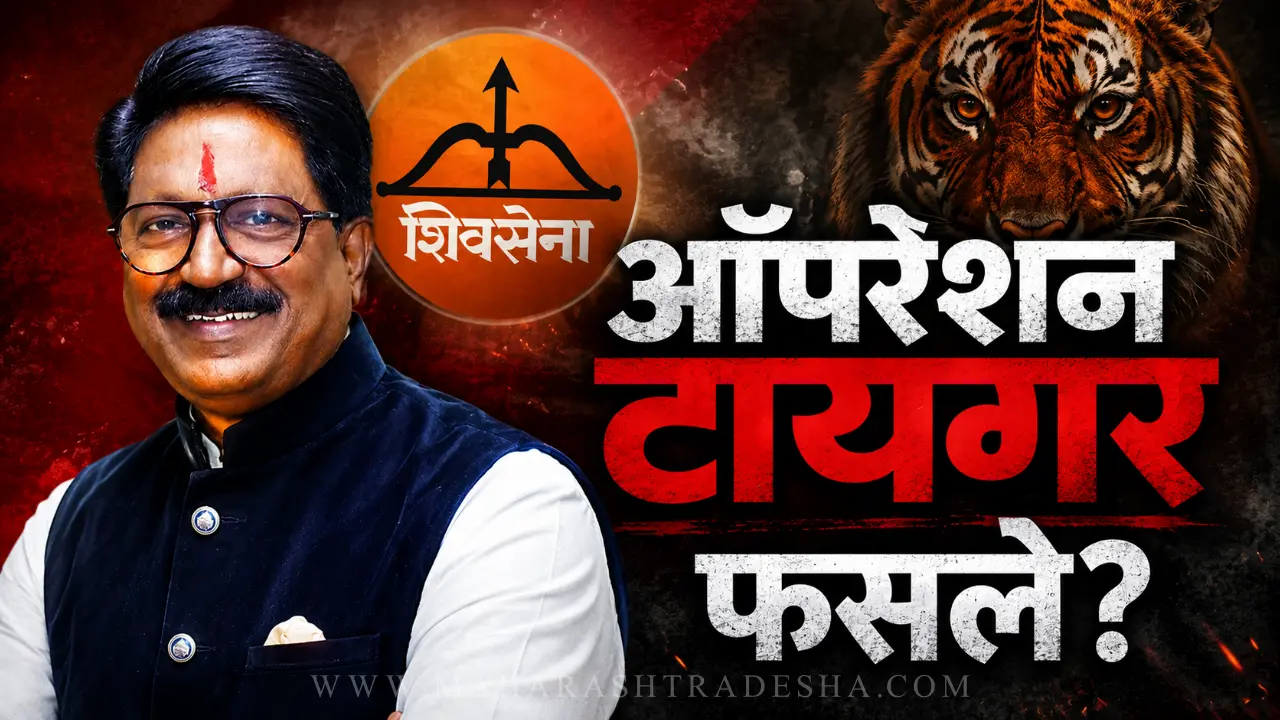 MP Arvind Sawant speaking to media about Operation Tiger failure