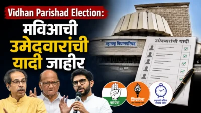 Vidhan parishad election nomination process and mva candidate updates.