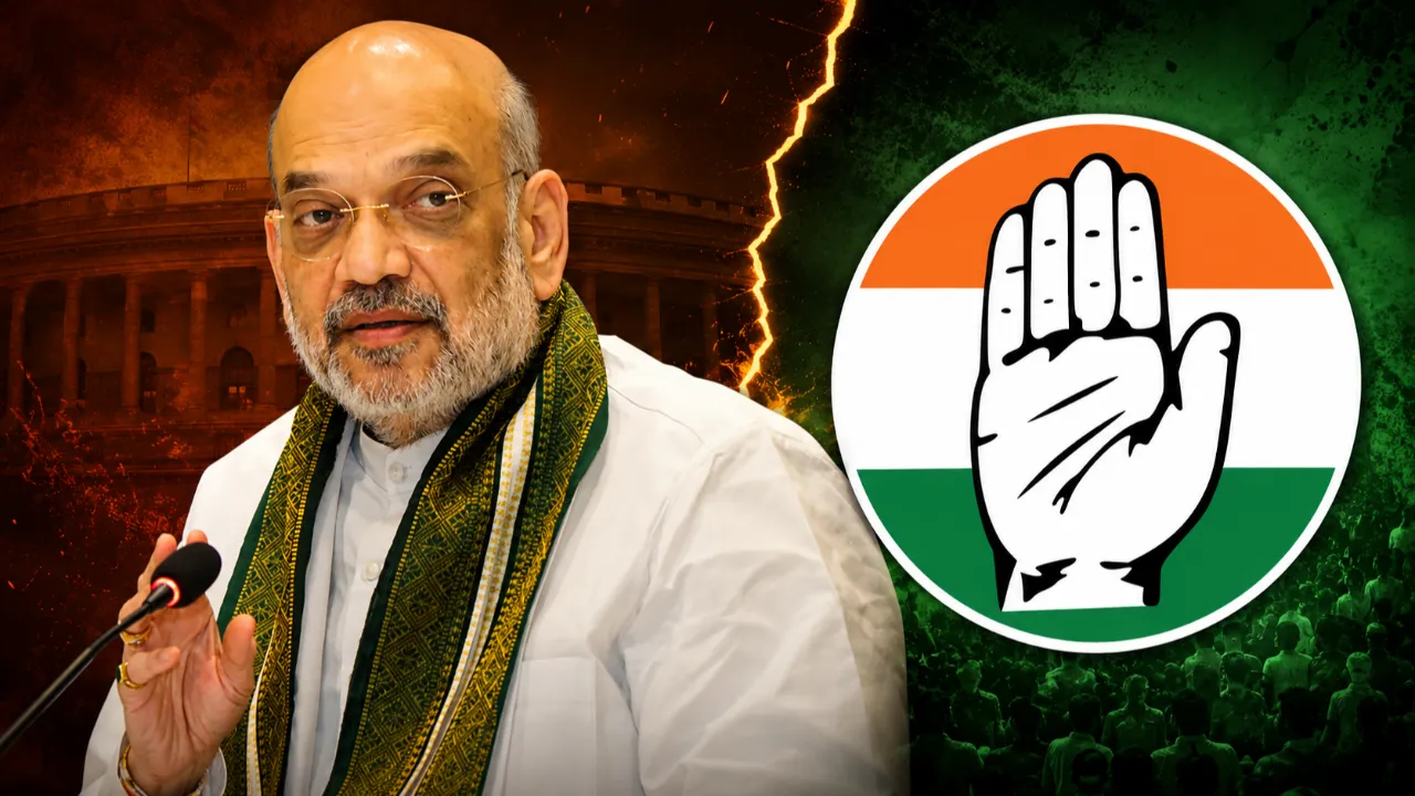 Congress demands Amit Shah resignation through social media
