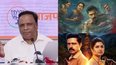 प्राजक्ता माळीची 'देवखेळ' सीरिज ओटीटीवरून हटवणार? विधानसभेत शेलारांचे मोठे आदेश Devkhel web series controversy prajakta mali ankush chaudhari