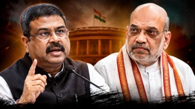 धर्मेंद्र प्रधान–अमित शाह यांची 3 तास बैठक; cjp आंदोलनावर मोठी रणनीती? Pradhan-shah