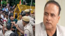 Sameer Choughule reacting to NEET students protest and police lathicharge
