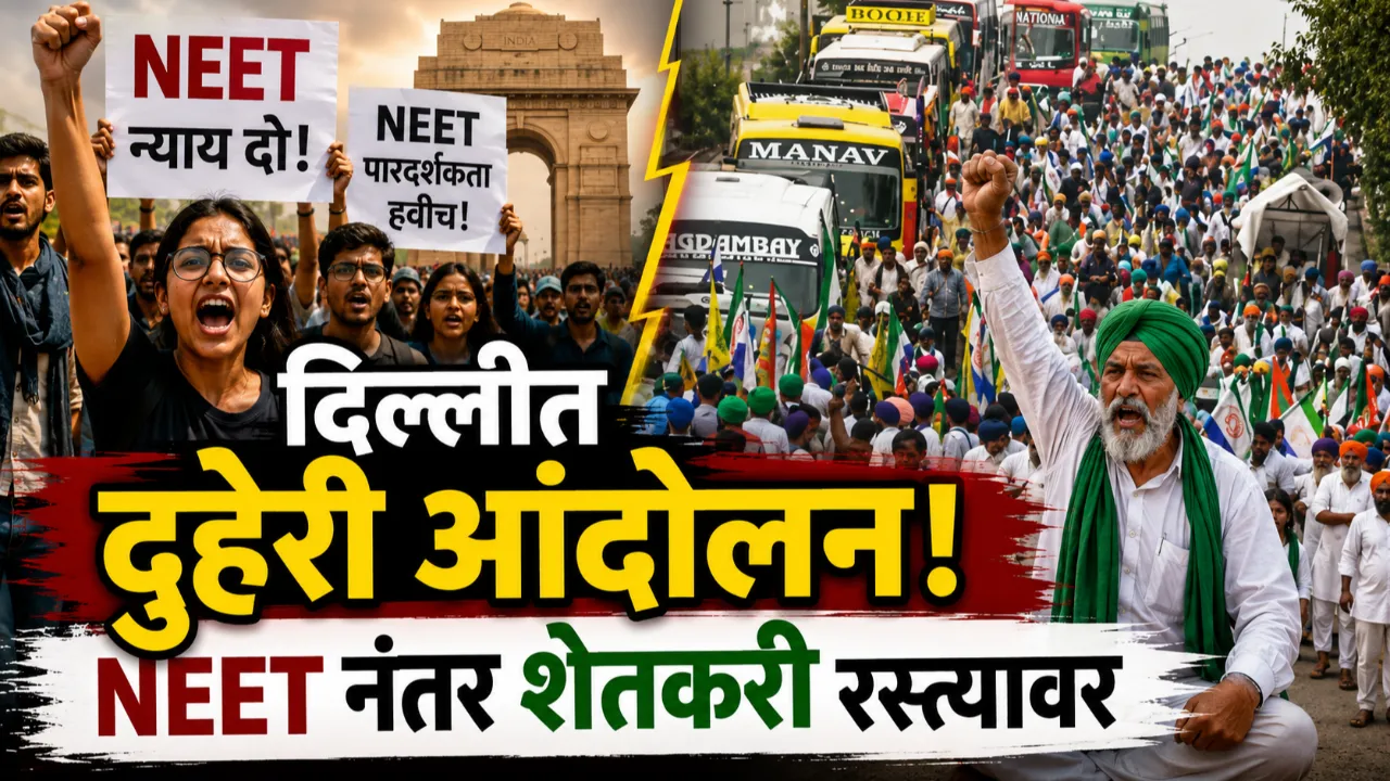 NEET-Farmers Protest