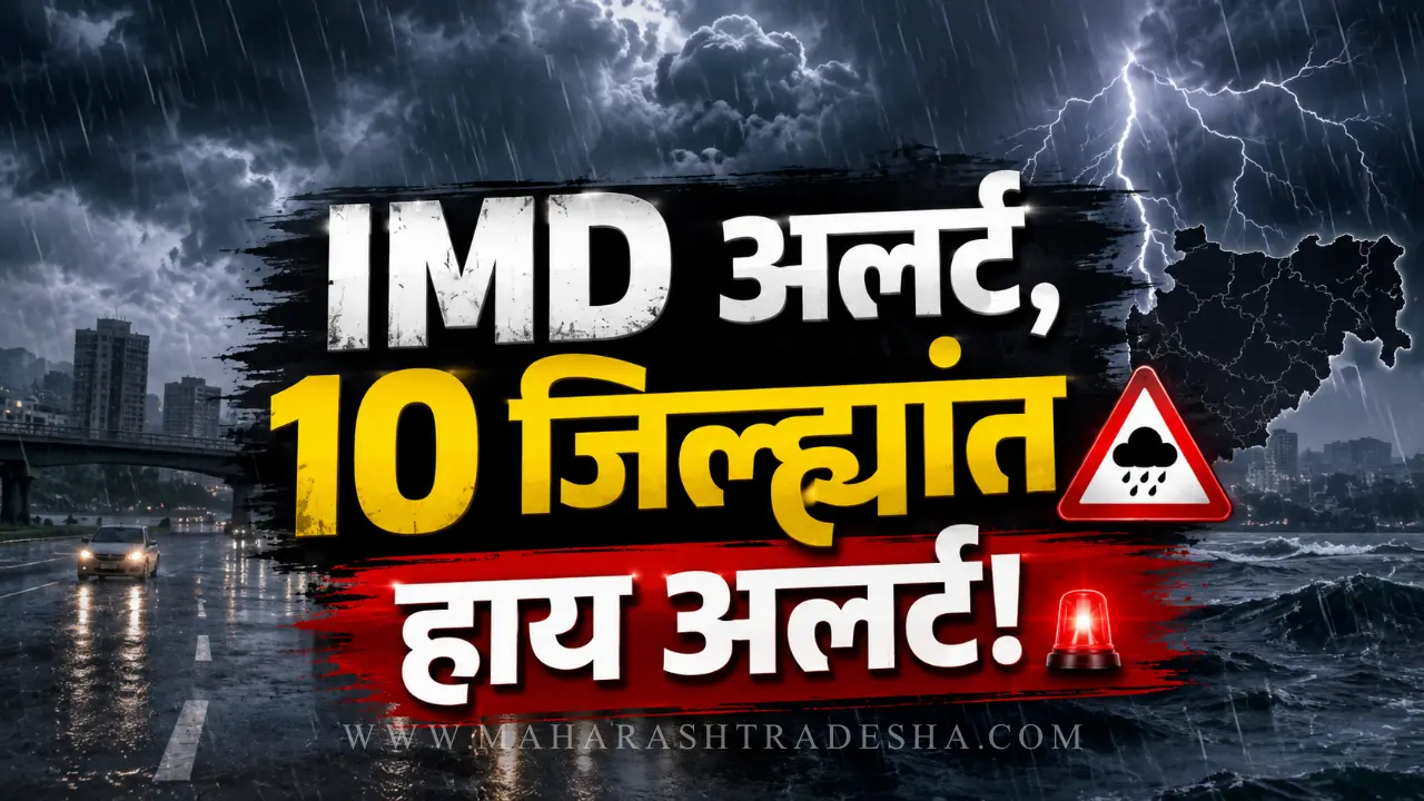 Maharashtra Rain Update cloudy sky heavy rain alert in marathi