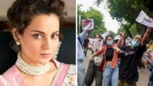 Kangana Ranaut criticizing Gen Z protesters on Instagram
