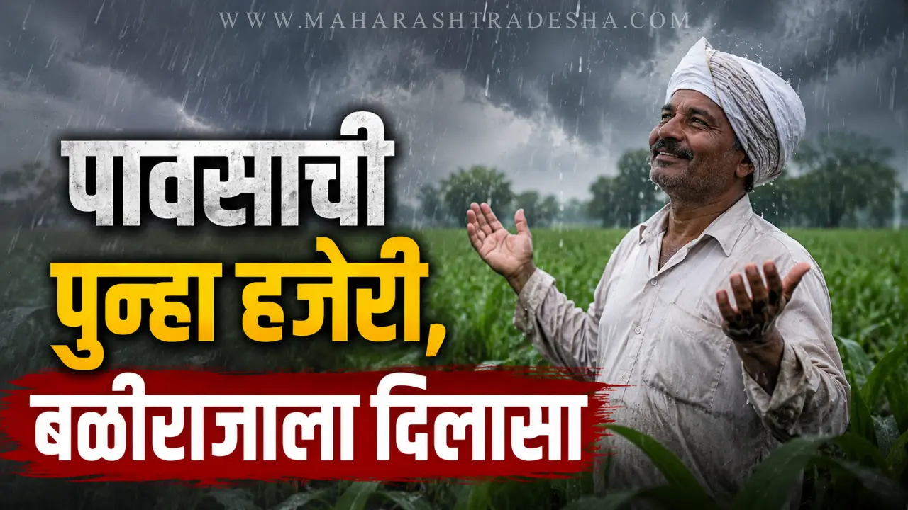 Maharashtra Rain Update - Farmers feeling relieved as rain returns to parched farms.
