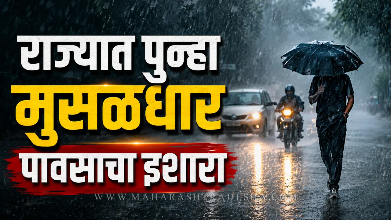Heavy rain alert in Maharashtra IMD weather update