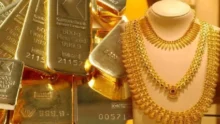 Gold Silver Rates current price drop with gold bars and silver coins