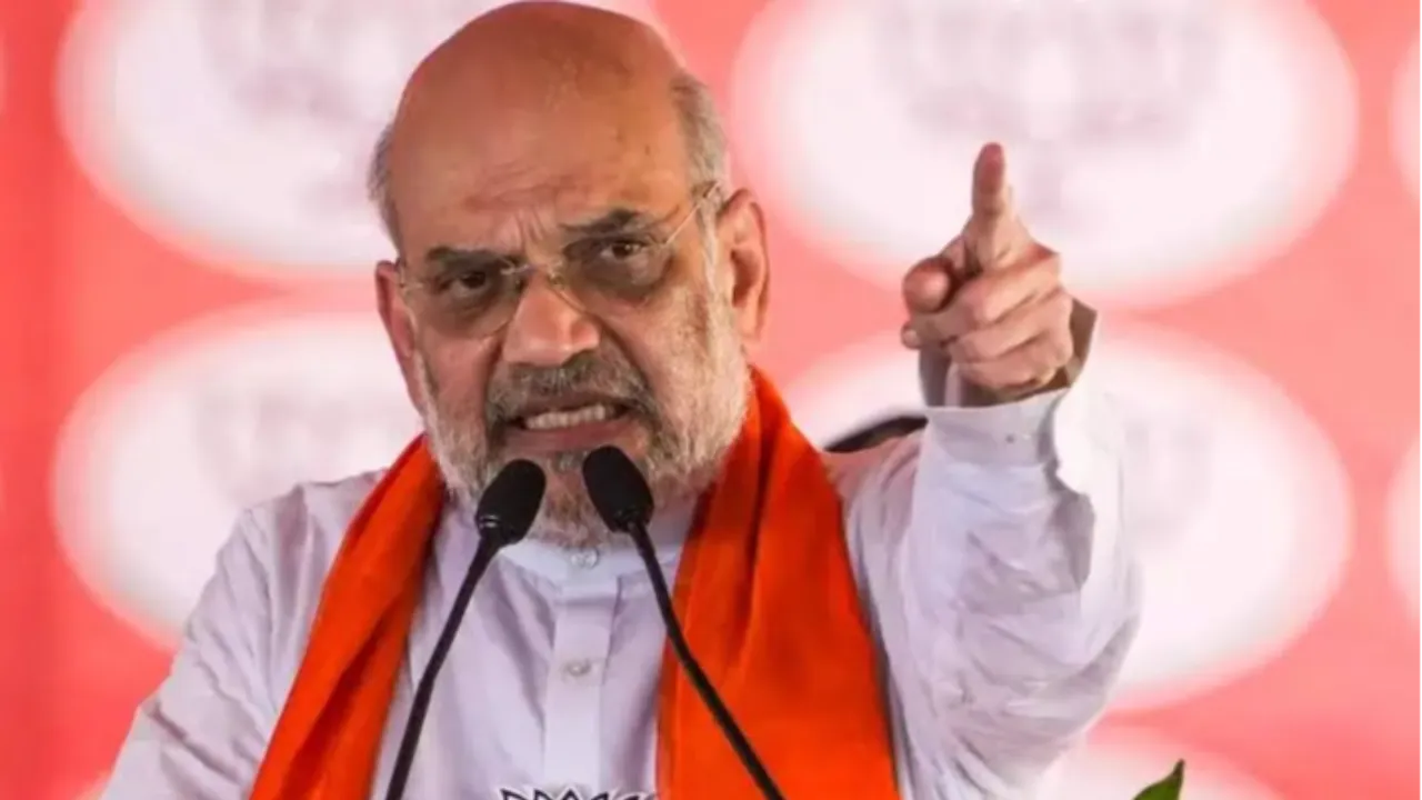 Amit Shah in Parliament amid student protest