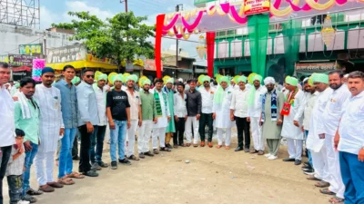 Eid e milad un nabi grand julus celebration in bidkin chhatrapati sambhajinagar