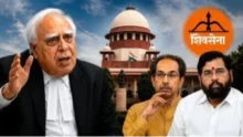 Kapil Sibal demands freezing Shivsena symbol