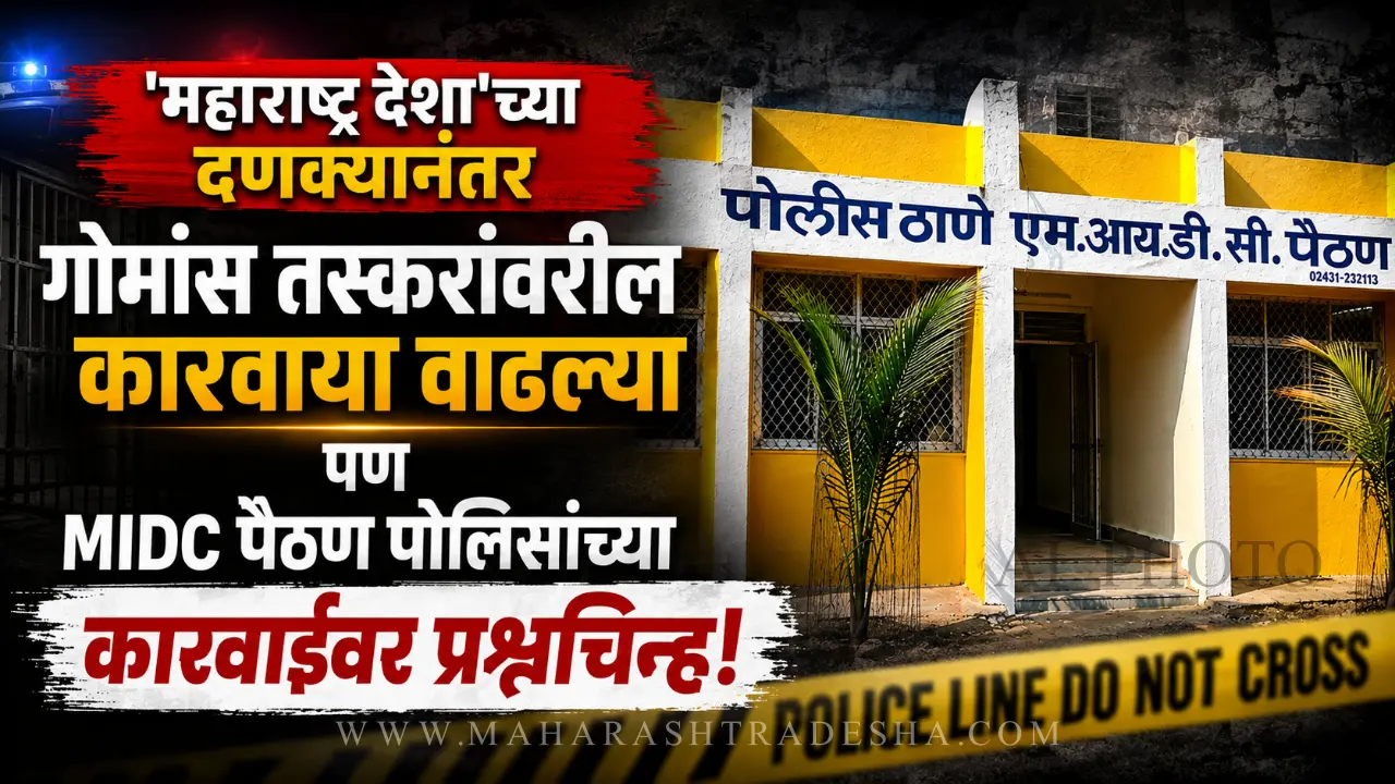 Dhorkin beef raid compared with pachod and chikalthana police action in Sambhajinagar