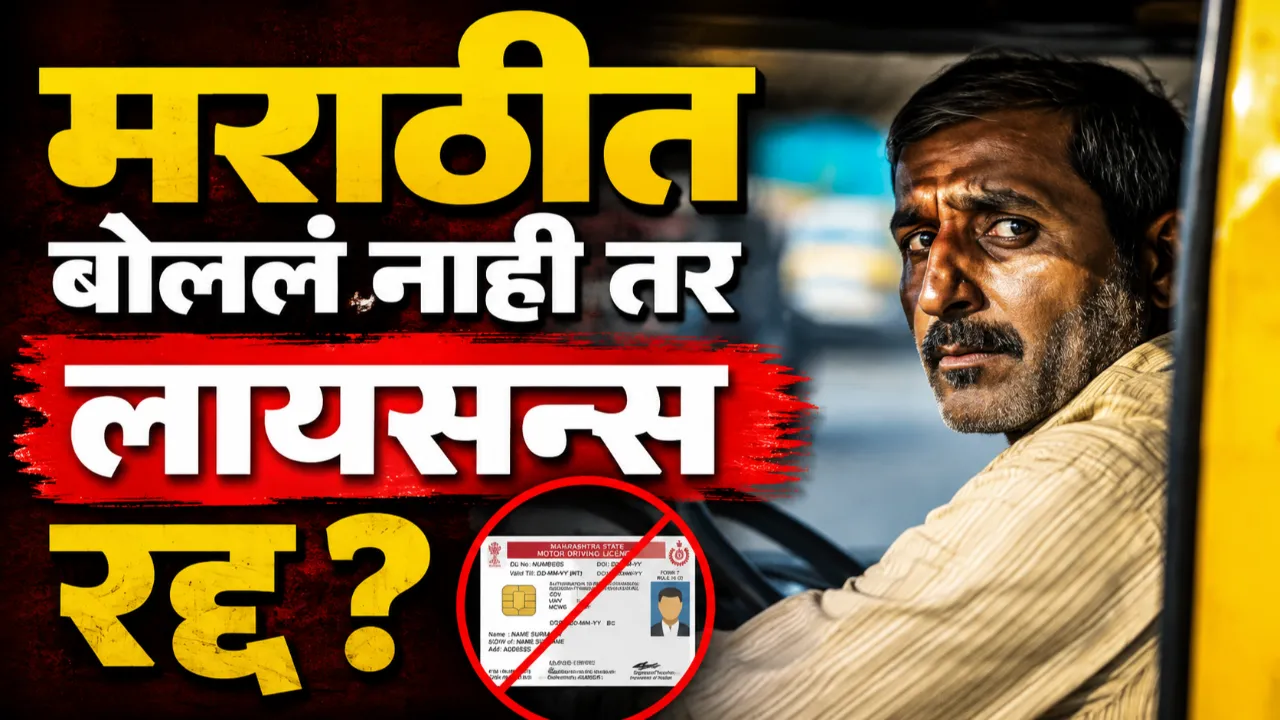 Marathi Language rule for taxi and auto drivers 