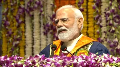 Pm modi addressing iit delhi convocation students