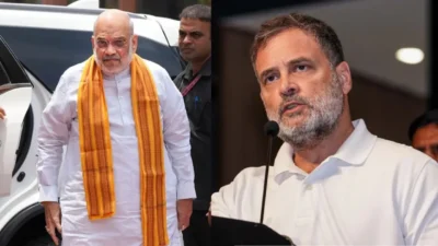 Rahul gandhi attacks amit shah before parliament speech