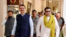 Raj Thackeray meets CM Fadnavis at Varsha
