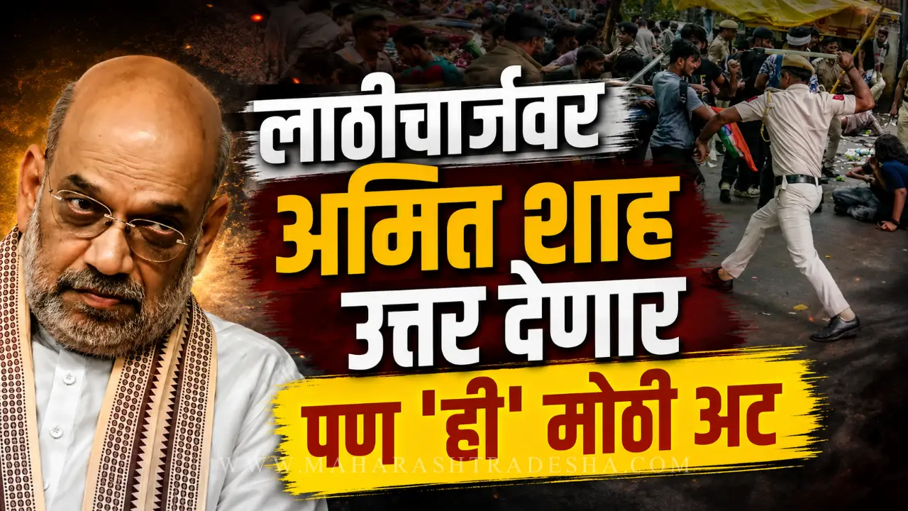 Union Home Minister Amit Shah to reply in Parliament over student protest lathi charge