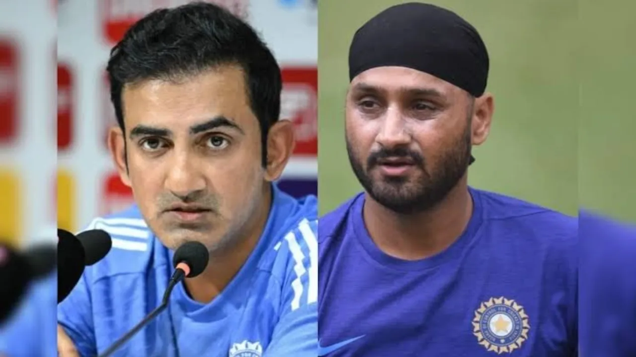 Harbhajan singh supports gautam gambhir criticism