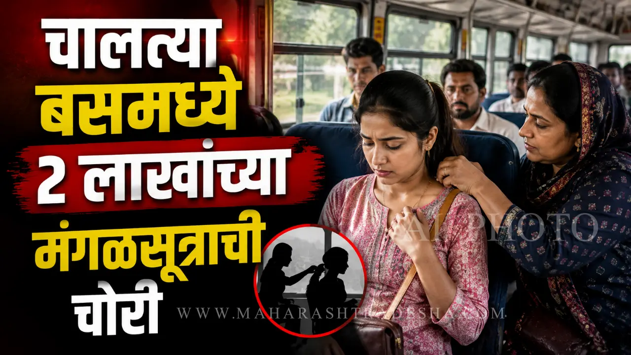 Paithan crime news mangalsutra theft police station MIDC