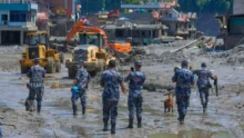 Nepal flood devastation and rescue operation