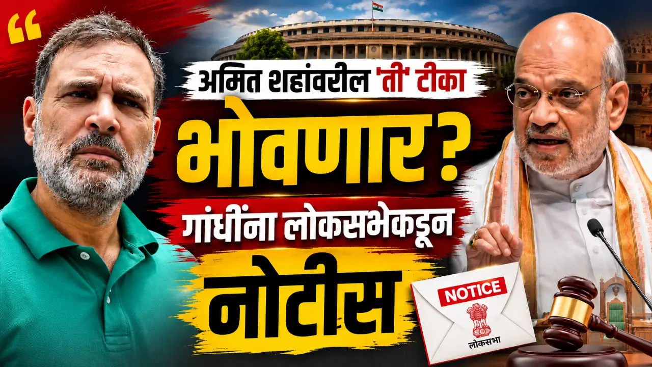 Rahul gandhi gets notice from lok sabha over amit shah remarks