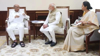 दिल्लीमध्ये मोठ्या हालचाली! पवारांचे ८ खासदार pm मोदींना भेटणार; डिलीमिटेशनवर मोठी चर्चा? Sharad pawar mps meeting pm modi in delhi