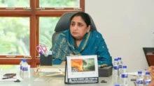 Sunetra Pawar at NCP meeting