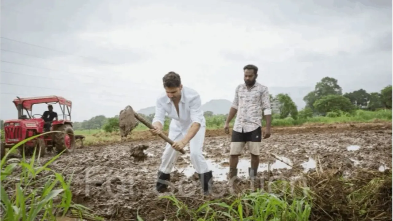Varun Dhawan farming