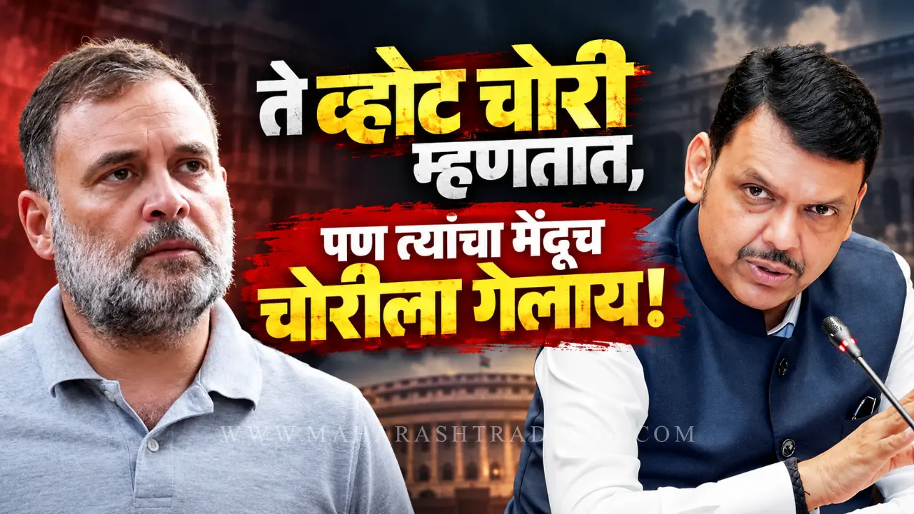 Devendra Fadnavis criticizing opposition over EVM and Election Commission