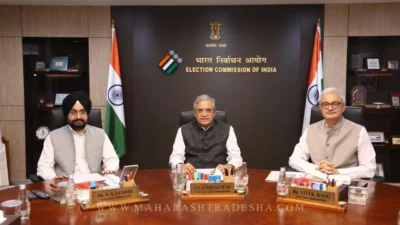 Election commission meeting regarding voter list revision sir in maharashtra