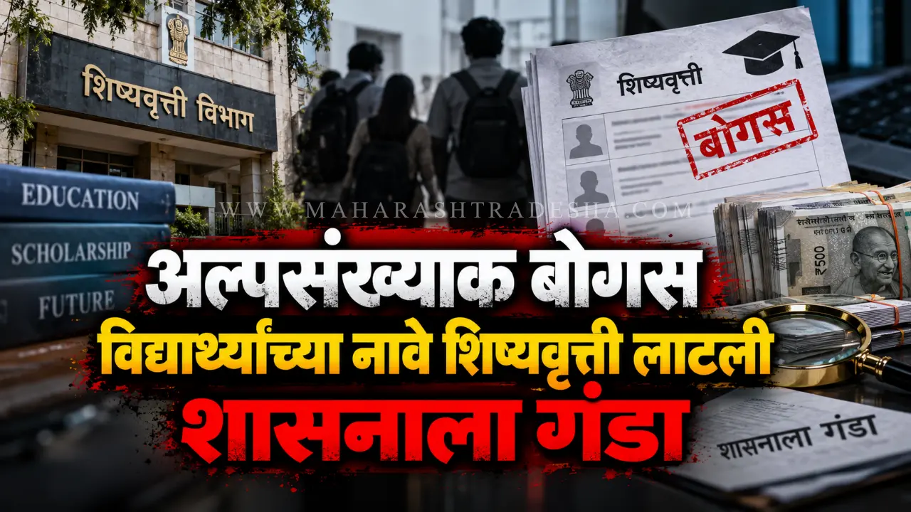Fake student scholarship scam uncovered in Sant Ishwarsing College Adul Paithan