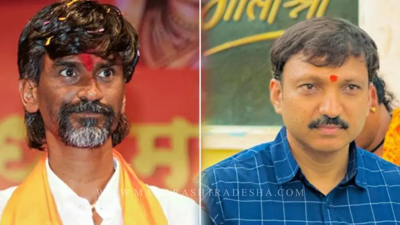 Omraje Nimbalkar and Manoj Jarange Patil audio clip viral.