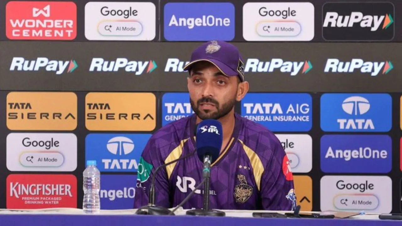 Ajinkya Rahane speaking about the IPL impact player rule