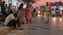 Beed Crime youth beaten with stick on street women threatened
