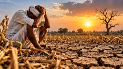 Farmer suicide in karmala due to drought