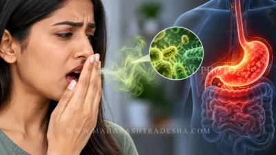 तोंडाची दुर्गंधी केवळ स्वच्छतेचा अभाव नव्हे; पोटाचे आजार आणि हृदयविकाराशीही असू शकतो संबंध Bad breath causes and health tips for mouth care
