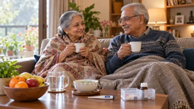 Elderly care health tips and checkups in winter season