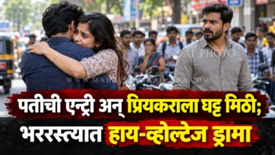 Viral video of a woman caught with a youth near varanasi railway station