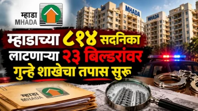 म्हाडाच्या ८१४ सदनिका आणि भूखंड हडप प्रकरण; २३ बिल्डरांची गुन्हे शाखेकडून चौकशी सुरू Mhada flats scam police inquiry chhatrapati sambhajinagar