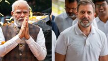 PM Narendra Modi criticizing Congress and discussing global order