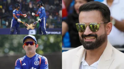 Irfan pathan defending gautam gambhir over ishan kishan and tilak varma batting controversy
