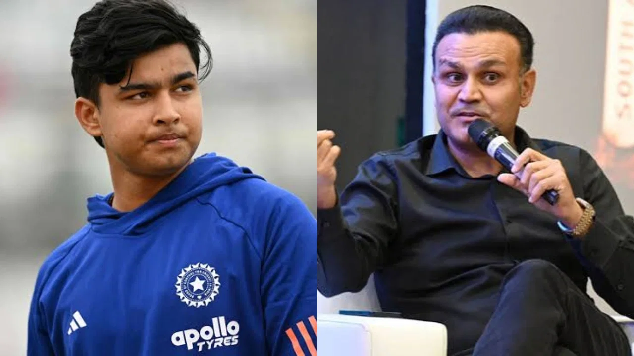 Virender Sehwag praising young Indian cricketer Vaibhav Sooryavanshi